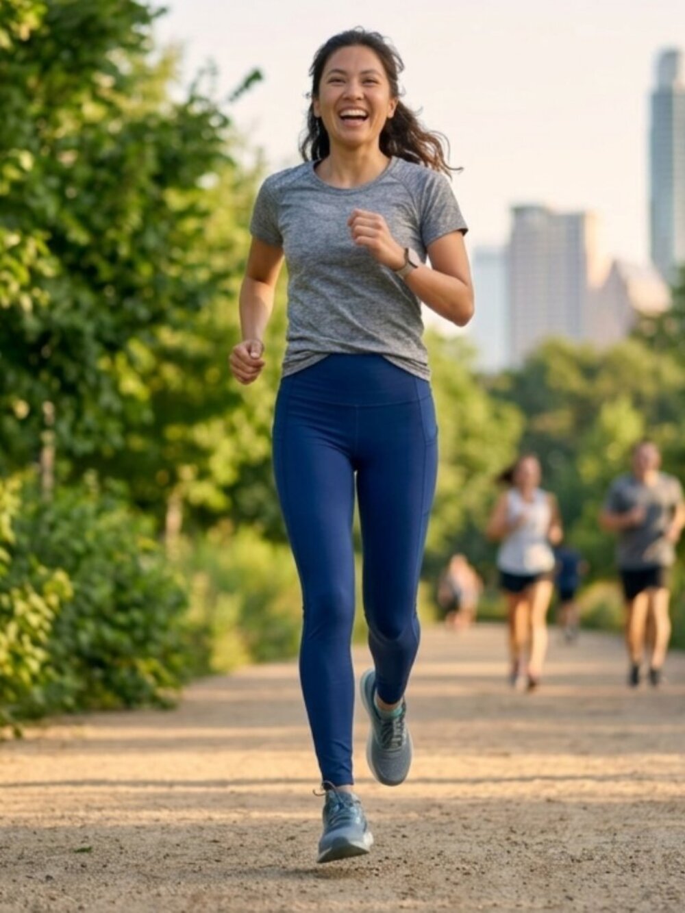 Victoria Sport Navy Blue High-Waist Pocket Leggings